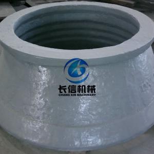 bowl and mantle for cone crusher