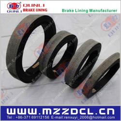 Brake lining in roll for hoist, Non Asbestos Rubber based mesh brake lining in roll