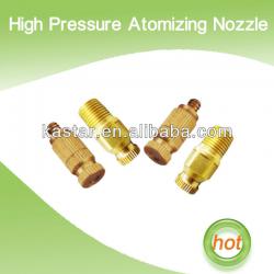 Brass anti drip misting nozzle