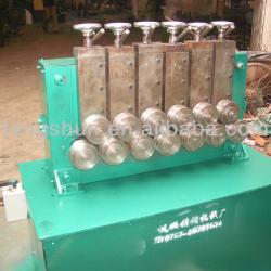 brass bar/rod 13 wheel straightening machine(board type)