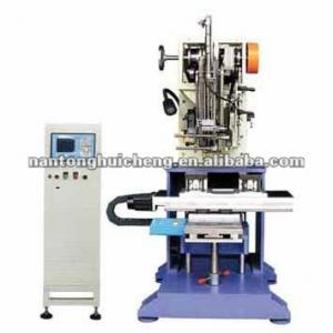 brush tufting and drilling machine