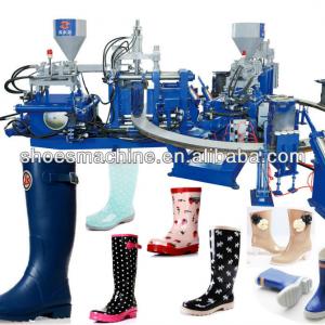 building up boot machine PVC building up rain boot machine