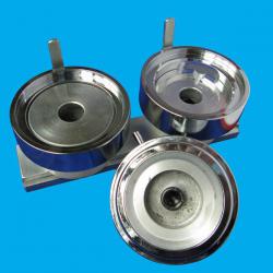 Button press machine round mould of 56mm with metal slide