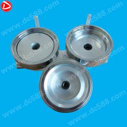 Button press machine round mould of 75mm with metal slide