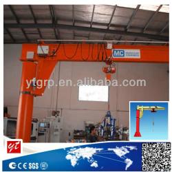 BZQ Type Wall Mounted Cantilever Pillar Lift Jib Crane 10 Ton