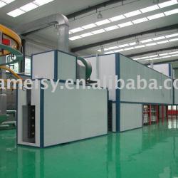 camel back strainght powder coating curing oven system