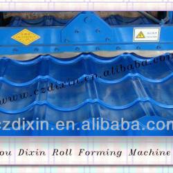 CANGZHOU CHINA Glazed Tile roll forming machine cold roll formers roof sheet roll panel machine