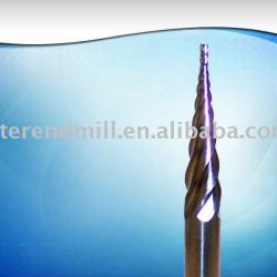 Carbide 5 flute taper milling cutter