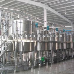 Carbonated and fermented beverage production line