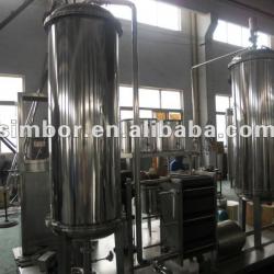 Carbonated beverage mixing machine