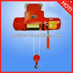 CD model with one speed mini electric hoist,1-0.8T Mini Electric Hoist,wire rope electric hoist for sale