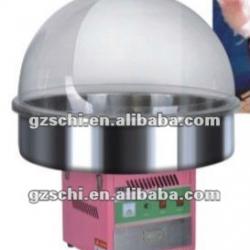 CE Approval big pan candy floss machine with cover