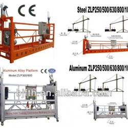 CE approved ZLP Series Suspended platform/Cradle/Gondola/sky climber/Electric scaffolding(100m,200-1000KG),Factory ,Factory