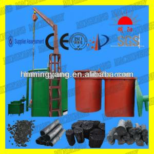 CE biomass briquette carbonization stove/wood log charring furnace