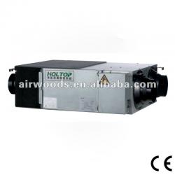 Ceiling installation airflow 200-1300m3/h function intelligent control bypass ceiling heat recovery air ventilation