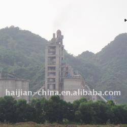 Cement production line produced by Jiangsu Haijian Stock Co.,Ltd.