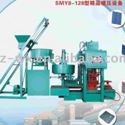 Cement roof tile forming machine