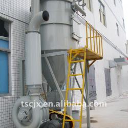 Central dust collector of high hydrostatic pressure