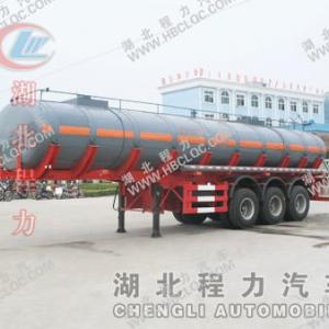 Chemical liquid truck, hydrochloric acid Or sulfuric acid transporting trailer,