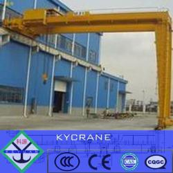 China brand outdoor electric hoist semi-gantry crane 2ton