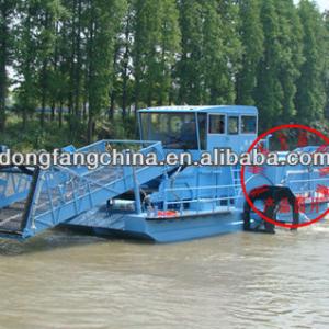 china hdraulic and full automatic aquatic weed harvester