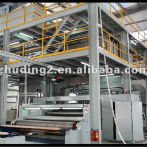 China Manufacture single beam of 3.2m pp spunbond non woven bonding machinery