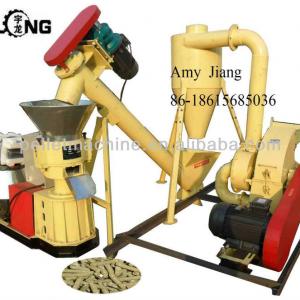 China Yulong Flat Die Wood Pellet Machine