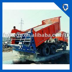 CHIP SPREADER MOUNTED DUMPER TRUCK FOR ROAD CONSTRUCTION