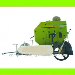 Chopped grass silage baling machine