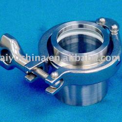 clamped sample valve