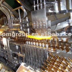 closed ampoule filling and sealing machine