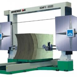 cnc diamond wire saw cutting machine