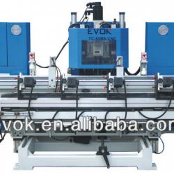 CNC high-speed and full function wooden-door lock-hole and hinge boring machine