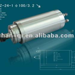 CNC spindle(GDZ100-2.2/3.0kw) water cooling spindle with ER20 collet nut