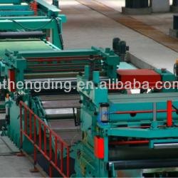 CNC thick plate uncoil cut to length and slitting line