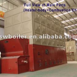 Coal fired thermal oil heater