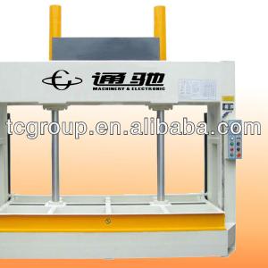 Cold press woodworking machine