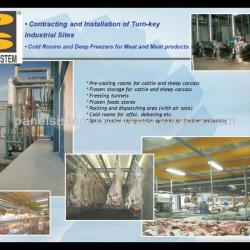 Cold Rooms and Deep Freezers for Meat and Meat products