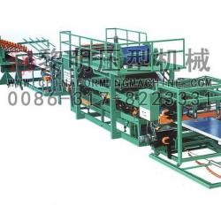 Color Steel Roof EPS / Mineral Wool Sandwich Panel Forming Machine Production Line