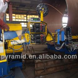 column boom welding