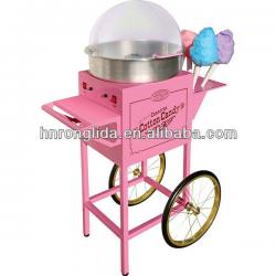 Commerical cotton candy floss machine with cart