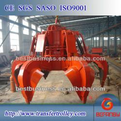 compact design overhead crane grab,30 ton crane grab