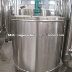 Complete beverage blending tank for juice filling line