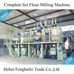 Complete Set Maize FLour Mill Machine,Auto Corn Flour Milling Process,Industrial Flour Mill Plant