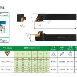 Compound cylindrical turning tool MJNR MTJNL CNC turning tool