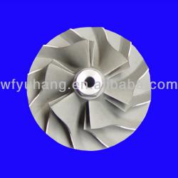 compressor wheel and rotor