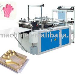 Computer PE disposable plastic glove making machine