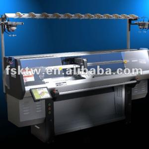 computerized flat knitting machine