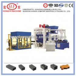 Concrete hollow block making machine / cement solid brick machinery / automatic bricks blocks mould manufacturing products