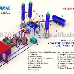 CONCRETE PAVERS AND CONCRETE INTERLOCK MACHINE